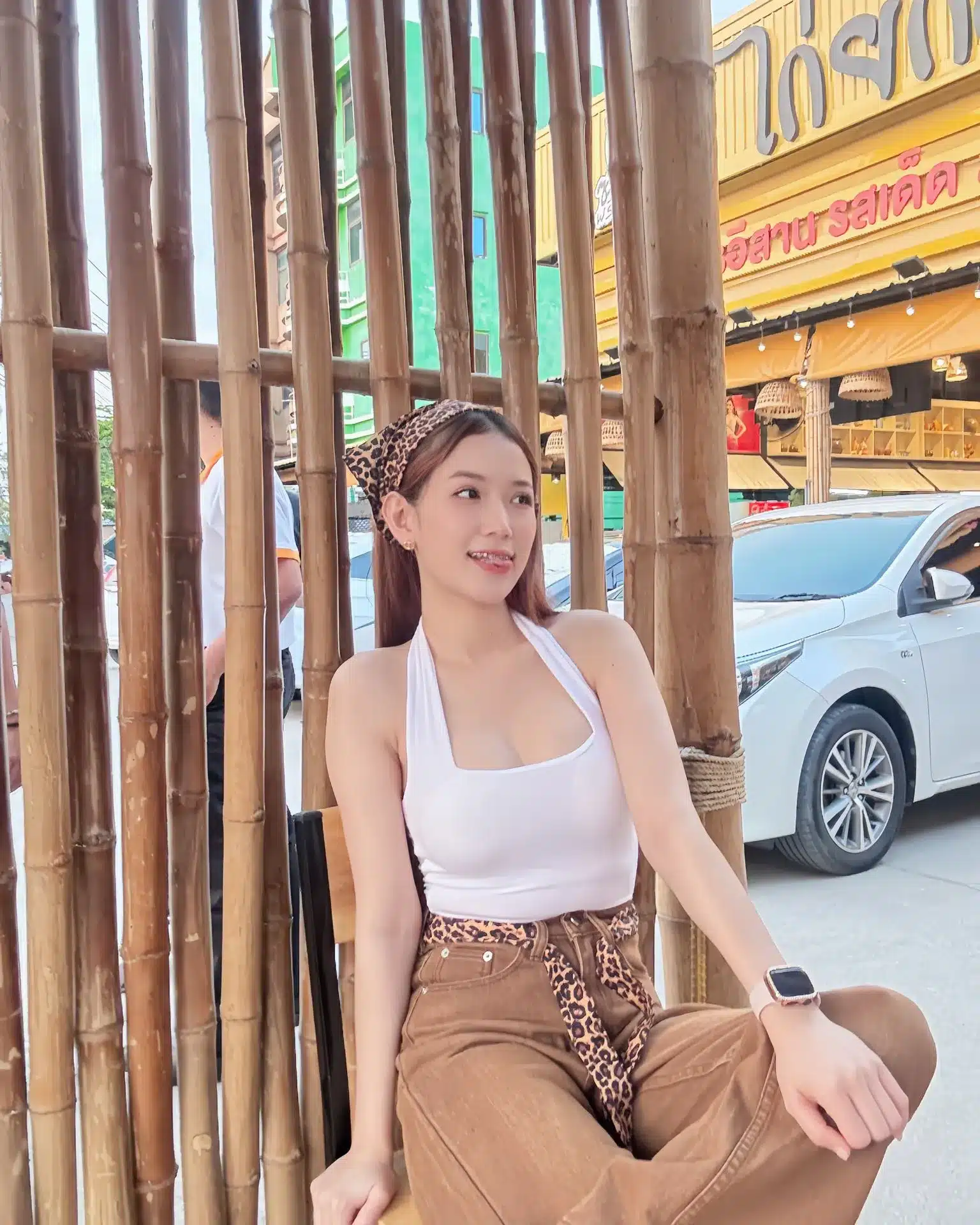 น้องอั้ม แม่ค้าทุเรียน เน็ตไอดอล สายแซ่บ ปรับลุคน่ารัก สดใส 24