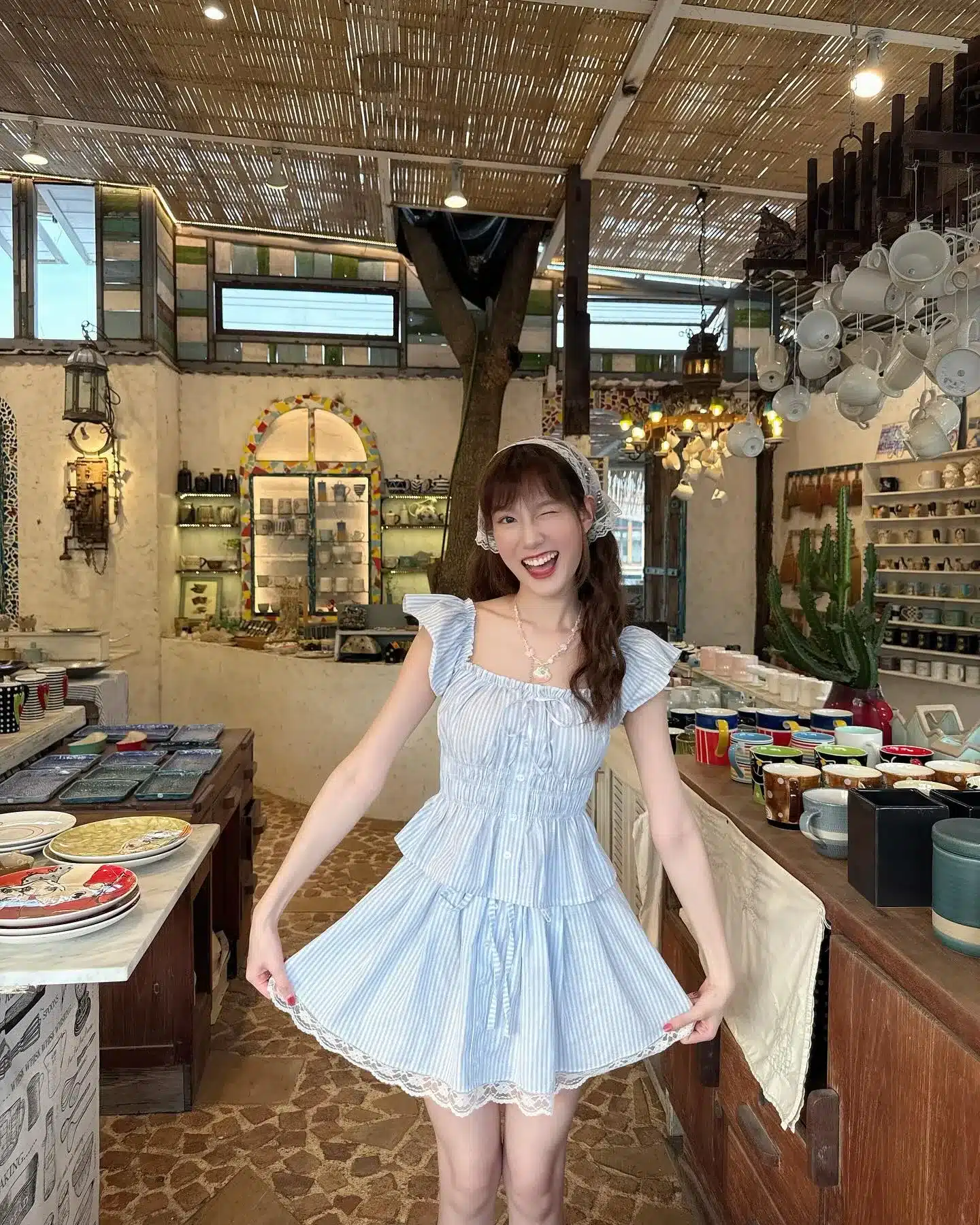 โนเบลมัทฉะลาเต้ อินฟลูเอนเซอร์ สาวสวย น่ารักสดใส รอยยิ้มหวาน 2
